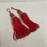 Pair of Red Tassels