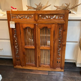 Balinese Carved Wood Mirror