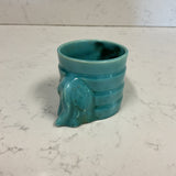 Vintage Teal Yorky Planter