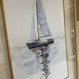Sailboat Art by Victoria Barns
