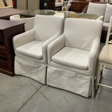 Pair of My Texas Home Slipcover Chairs