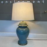 Blue Ceramic Lamp