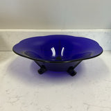 Cobalt Footed Bowl
