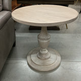 Ethan Allen Gray Pedestal Table