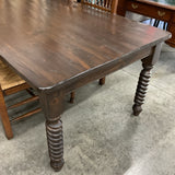 Barley Twist Dining Table with 6 Chairs