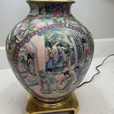 Famille Rose Ginger Jar Lamp