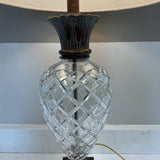 Bronze and Crystal Pineapple Lamp FIRM
