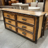 Log Dresser with Mirror As Is