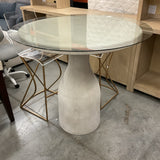 Glass Pub Table w/4 Stools