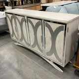 Coast to Coast Mirrored Credenza As Is