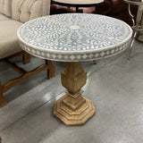 Round Tile Top End Table