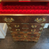 Vintage Korean Elm Burl Scholars Chest