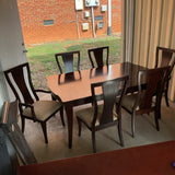 Legacy Dining Table with 6 Chairs (As is)