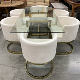 Juliana Acrylic Table w/6 Chairs
