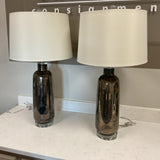 Pair of Bassett Copper Lamps