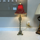 Red Shade Lamp