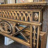 Black and Gold Neoclassical Mirror