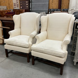 Pair of Henredon Wingbacks