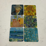 Set of 6 Van Gogh Coasters