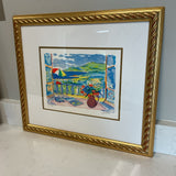 " Le Balcon"  L' Apres Serigraph by Picot