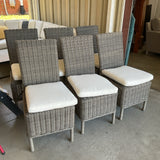 Set of 6 Pottery Barn Huntington Outdoor Chairs