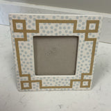 4x4 Blue Dot Frame