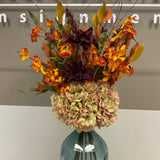 Blue Vase Floral Arrangement (R)