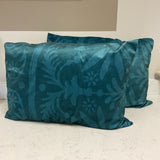 Pair of Teal Standard Size Pillows