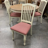Dining Table with 1 Leaf and 6 Chairs