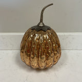 Mercury Glass Gold Pumpkin