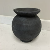 Black Jet Terracotta Vase