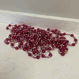 3 Strands of Pink Glitter Garland