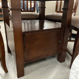 Wood Pub Table w/ 6 Chairs & Magnetic Pads