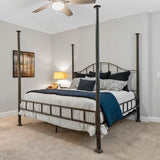 King Iron Bed