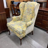 Clyde Pearson Wingback with Ottoman