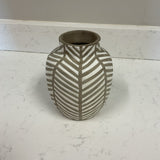 Ceramic Herringbone Vase