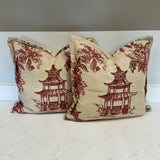 Pair of Parkhill Collection Pagoda Pillows