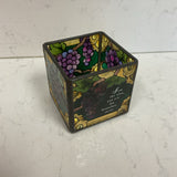 Stained Glass Grape Candle Holder