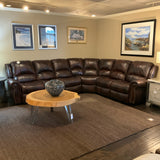 Leather Electric Reclining Sectional