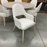 Round Lexington  Dining Table with 6 Chairs