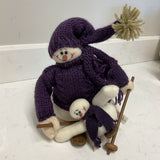 Skiing Snowmen