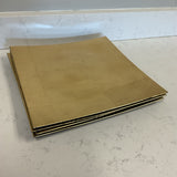 Set of 4 Gold Chargers