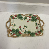 Fitz & Floyd English Garden Berry Tray FIRM