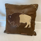 Wrangler Bison Pillow