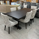 Dining Table with 6 Safavieh Chairs