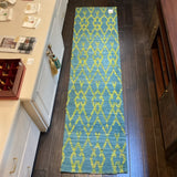 25" x 95" Wool & Silk Runner