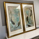 Pair of Fish Abstract Art