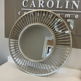 Round Silver Mirror