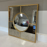 Gold Art Deco Mirror