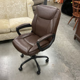 Adjustable Brown Desk Chair